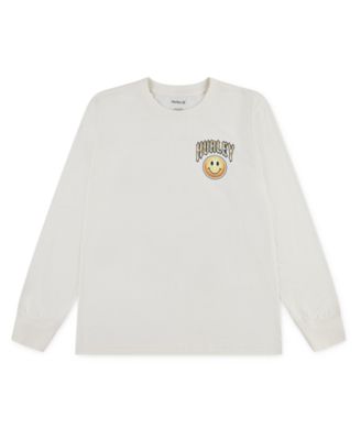 Hurley - Boys Smiley Long-Sleeve T-Shirt