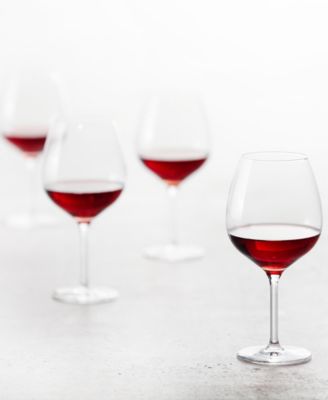 Banquet Burgundy Wine Glasses, Set of 6