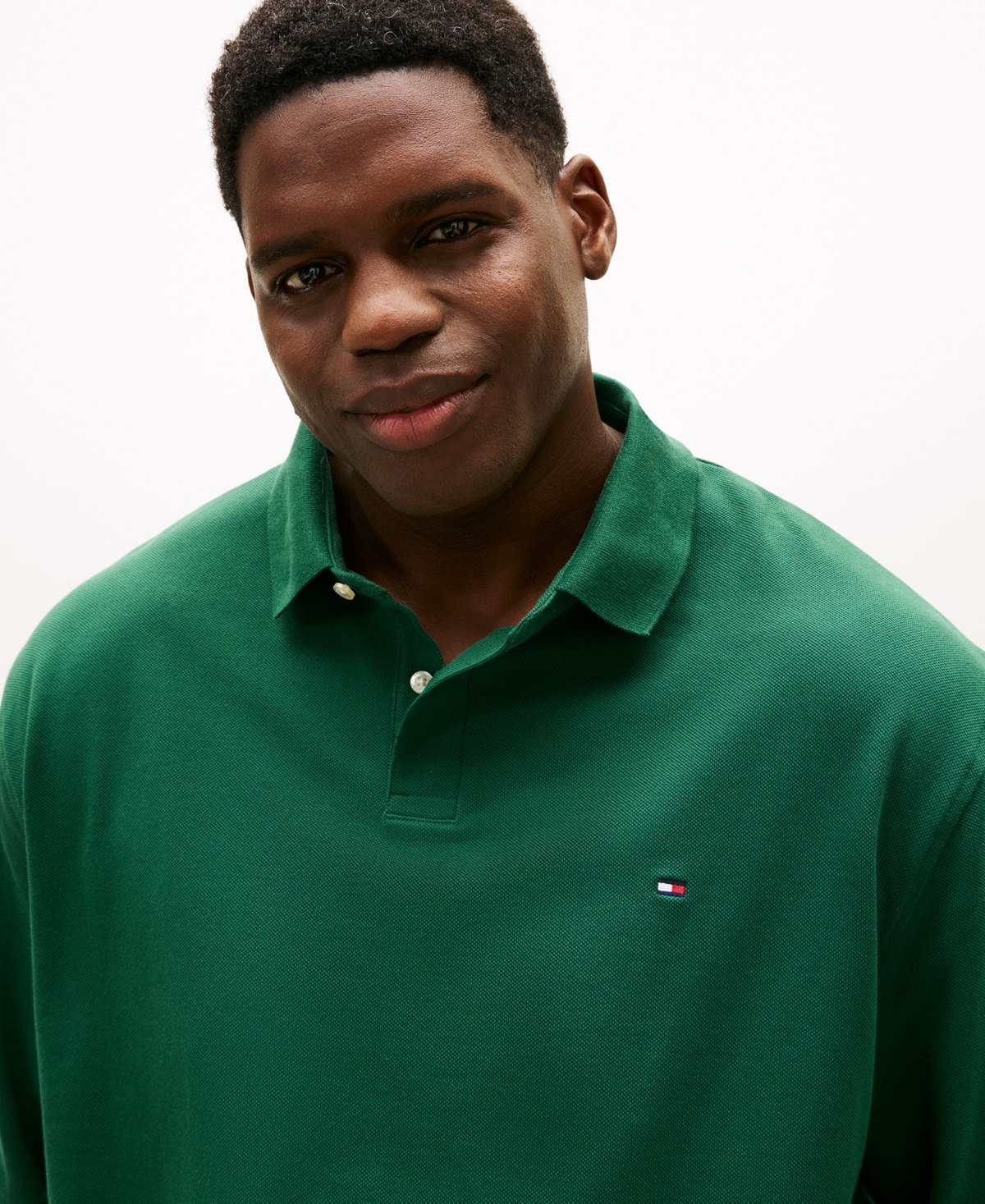Tommy Hilfiger Men's Big & Tall 1985 Long Sleeve Polo Shirt
