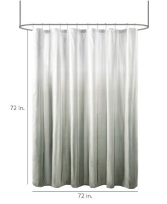 Ara Ombre Printed Seersucker Shower Curtain, 72" x 72"