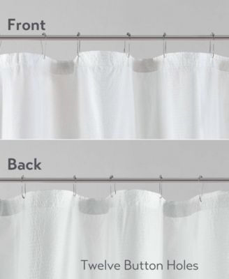 Ara Ombre Printed Seersucker Shower Curtain, 72" x 72"