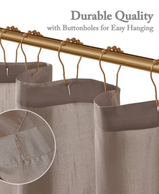 Laurel Tufted Semi-Sheer Shower Curtain, 72" x 72"