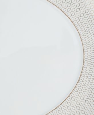 Gio Gold Oval Serving Platter 13"