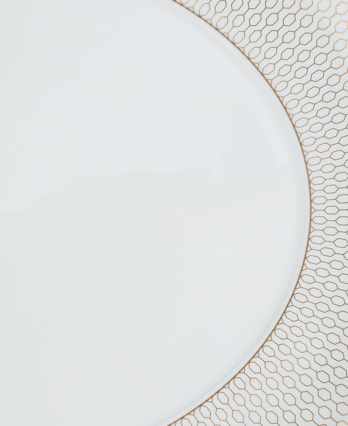 Wedgwood Gio Gold Oval Serving Platter 13"