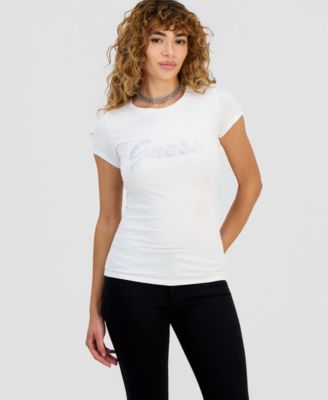 Women's Rhinestone Logo T-Shirt
