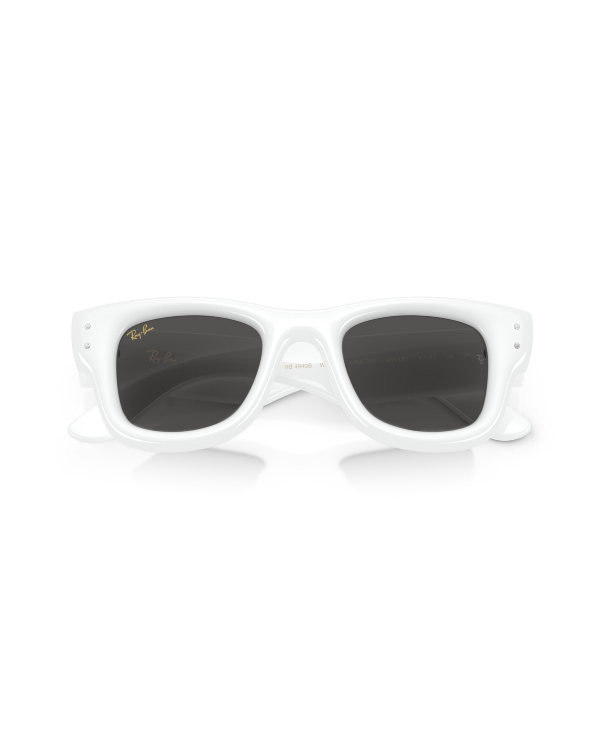 Ray Ban Unisex Wayfarer Puffer Crystal Sunglasses, Rb4940b