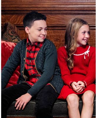 Boys Organic Long Sleeve Flannel Button Down Shirt