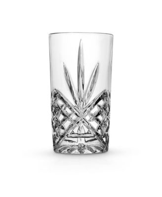 Dublin Crystal Highball Glasses, Set of 8