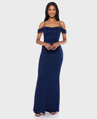 b darlin off the shoulder dress B. Darlin Off-The-Shoulder Velvet Double Hem Dress Juniors 1/2 NWT Burgundy