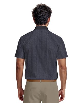 Men's Argyle Jacquard Polo Shirt