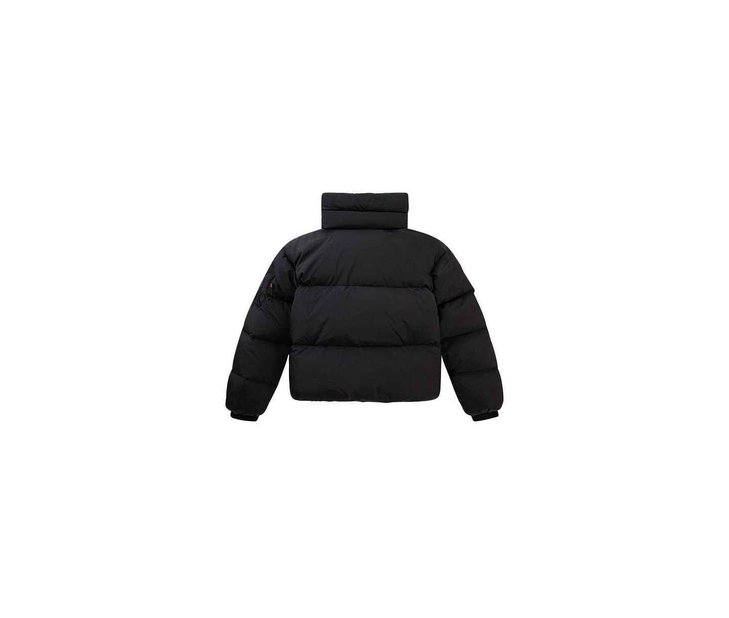 Женская куртка Alpha Industries Sierra Short Puffer, цвет: Чёрный — фото 3