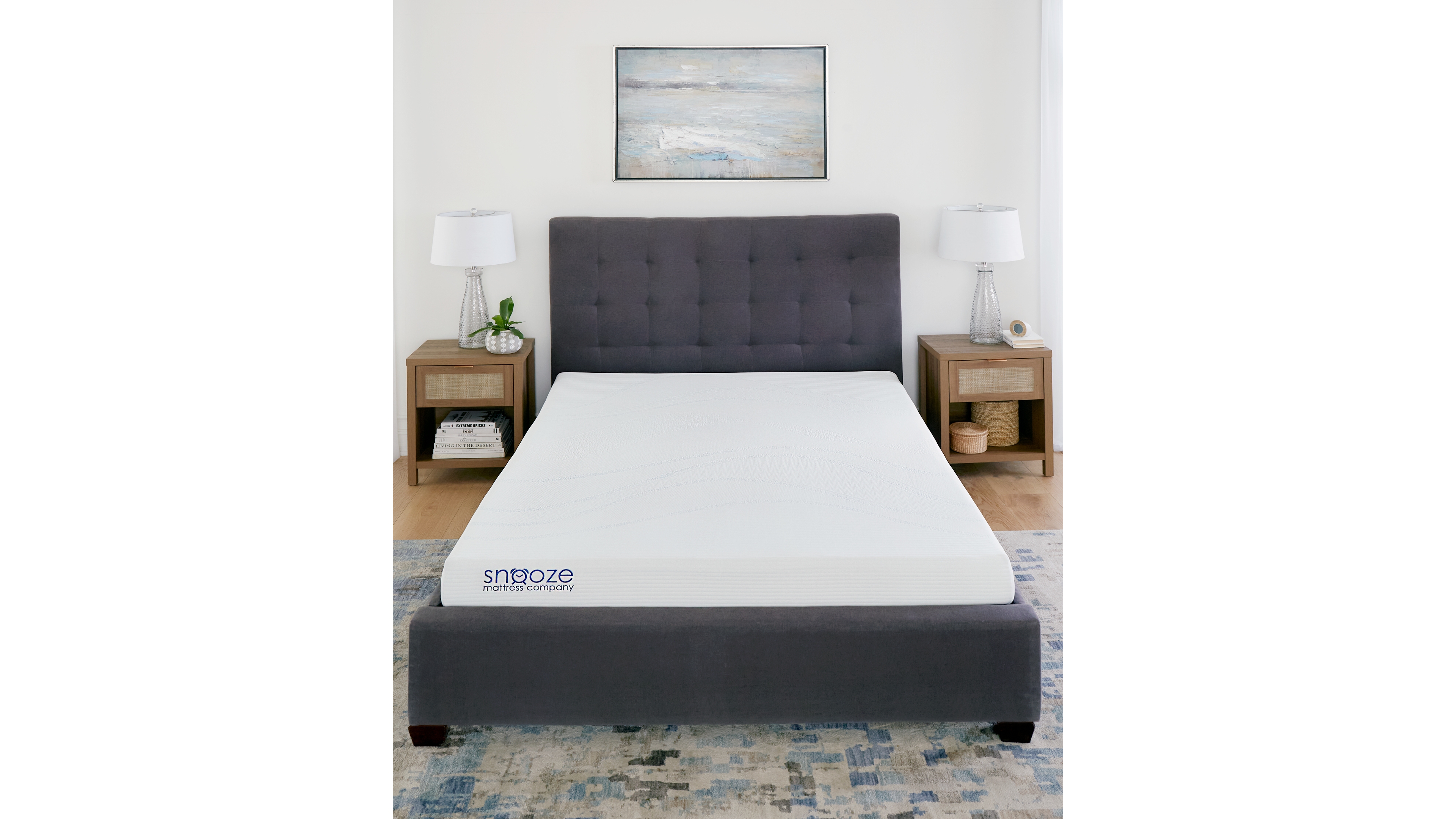 Snooze Dual Layer Gel Memory Foam 6" Firm Mattress, Twin