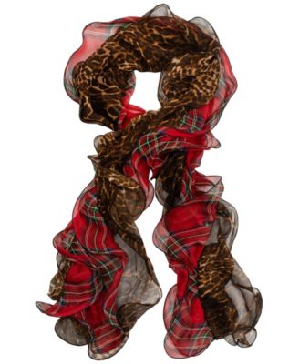 Holiday Double Ruffle Scarf
