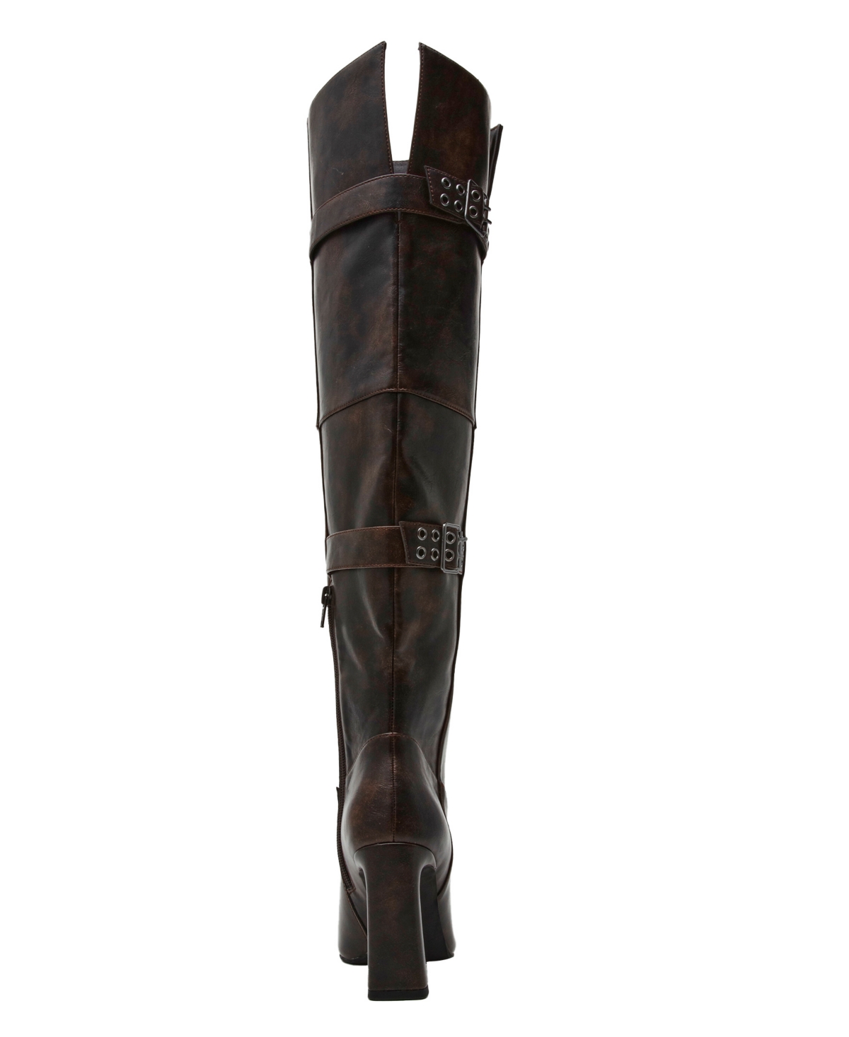 Wild Pair Women's Vivii Over-the-knee Buckle Boots, Macy's Exclusive In Brown
