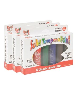 Toddler Jumbo Kwik Stix - Classic Colors - 18 Pieces