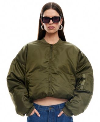 Women's Essential Zippered Bomber Jacket