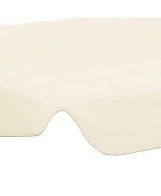 Replacement Canopy for Garden Swing Cream 59.1"/51.2"x41.3"/27.6"