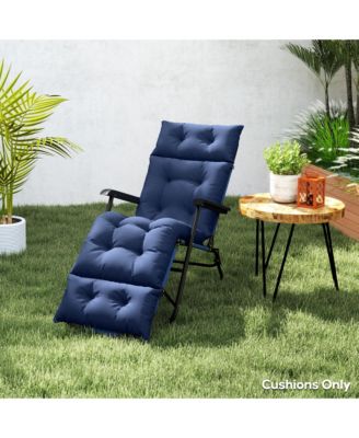 Lounge Chair Cushion Thick Outdoor Chaise Lounge Cushion