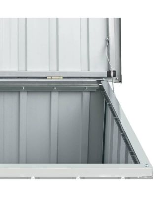 Storage Box Gray Galvanized Steel 42.9 in x 26.4 in x 25.6 in