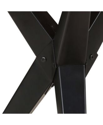 Dining Table 63"x31.5"x29.9" Solid Acacia Wood