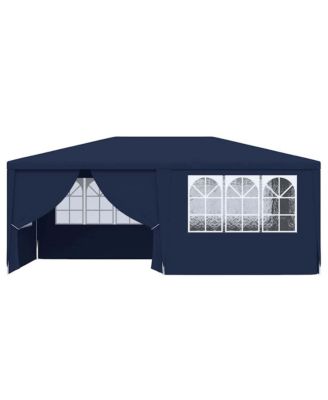Professional Party Tent with Side Walls 13.1'x19.7' Blue 0.3 oz/ft²