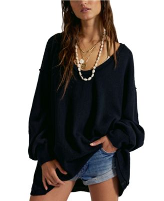 Free People - Women's Coast 2 Coast Waffle-Knit Top
