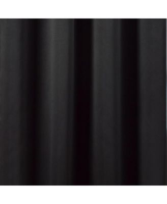 Anchorage Blackout Single Grommet Curtain Panel Pair - 54"x63", Black