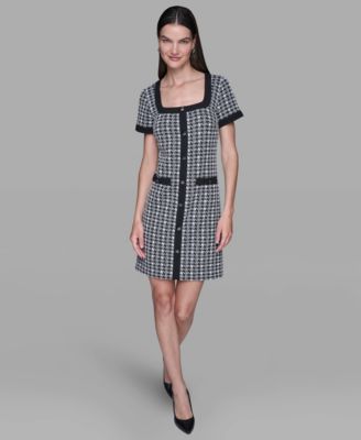 KARL LAGERFELD PARIS - Women's Square-Neck Dress