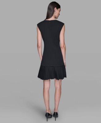 Women's Scuba Crepe A-Line Dress