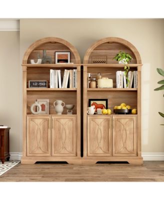 71" Arched Cabinet with 3-Color LED & Motion Sensor