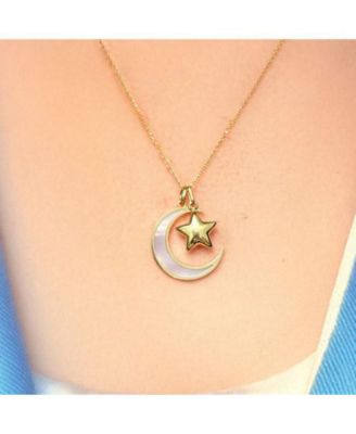 Gold Puffy Star Charm 14K Gold