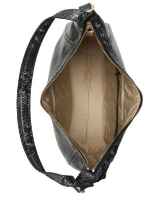 Edie Large Zipper Hobo Bag