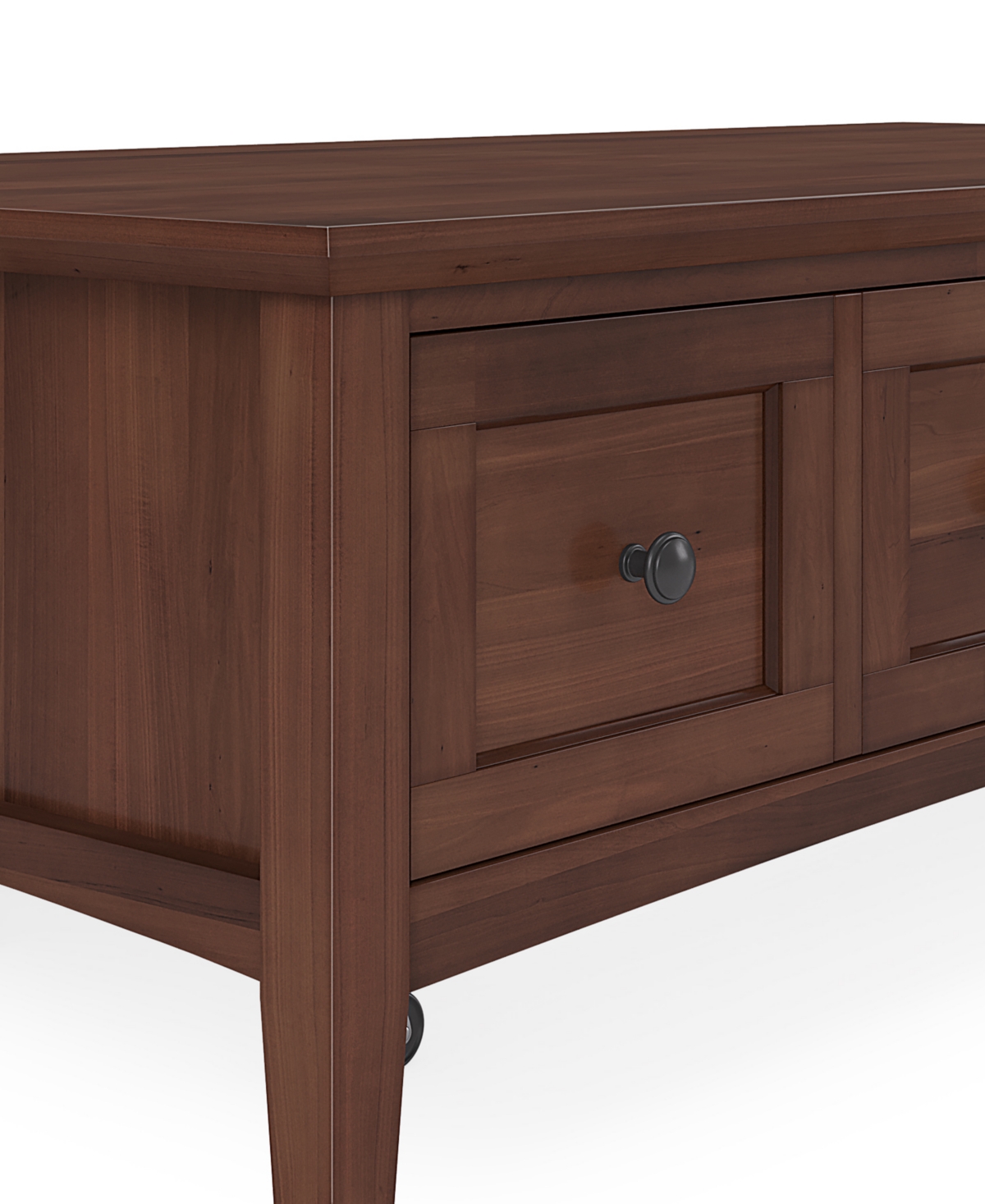 Furniture 55" Solid Wood Hedworth Rectangle Coffee Table