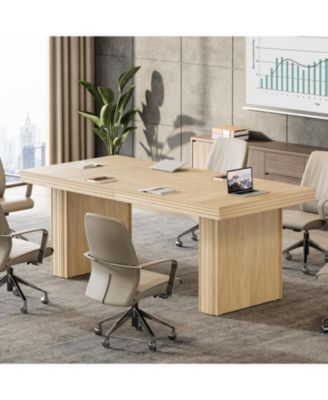 63" Gaming Desk, Executive Desk, Large Office Computer Desk with Heavy-Duty Legs and Thickened Desktop