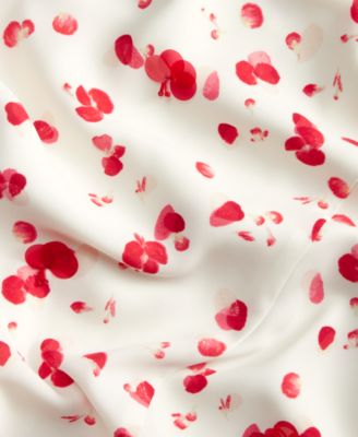 Women's Soft Petal Print Embellished Slip Dress