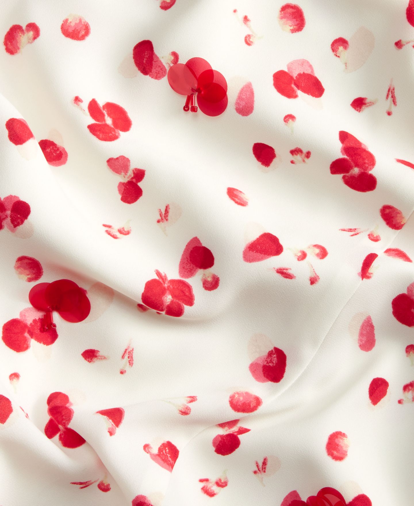 Женское платье On 34th Soft Petal Print Embellished Slip, цвет: Зимняя слоновая кость комбинированный — фото 7