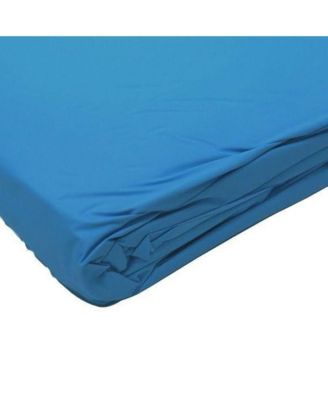 LI244820 24' Solid Blue Round Above Ground Swimming Pool Overlap Liner