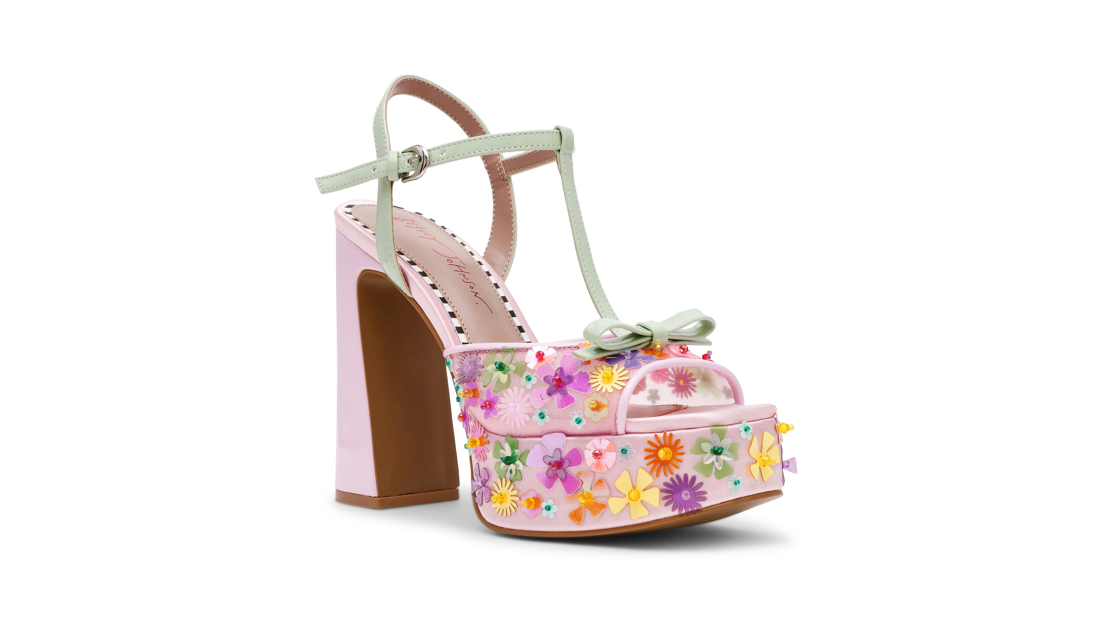 Betsey Johnson Women's Melodie Ditsy Floral Platform Dress Sandals