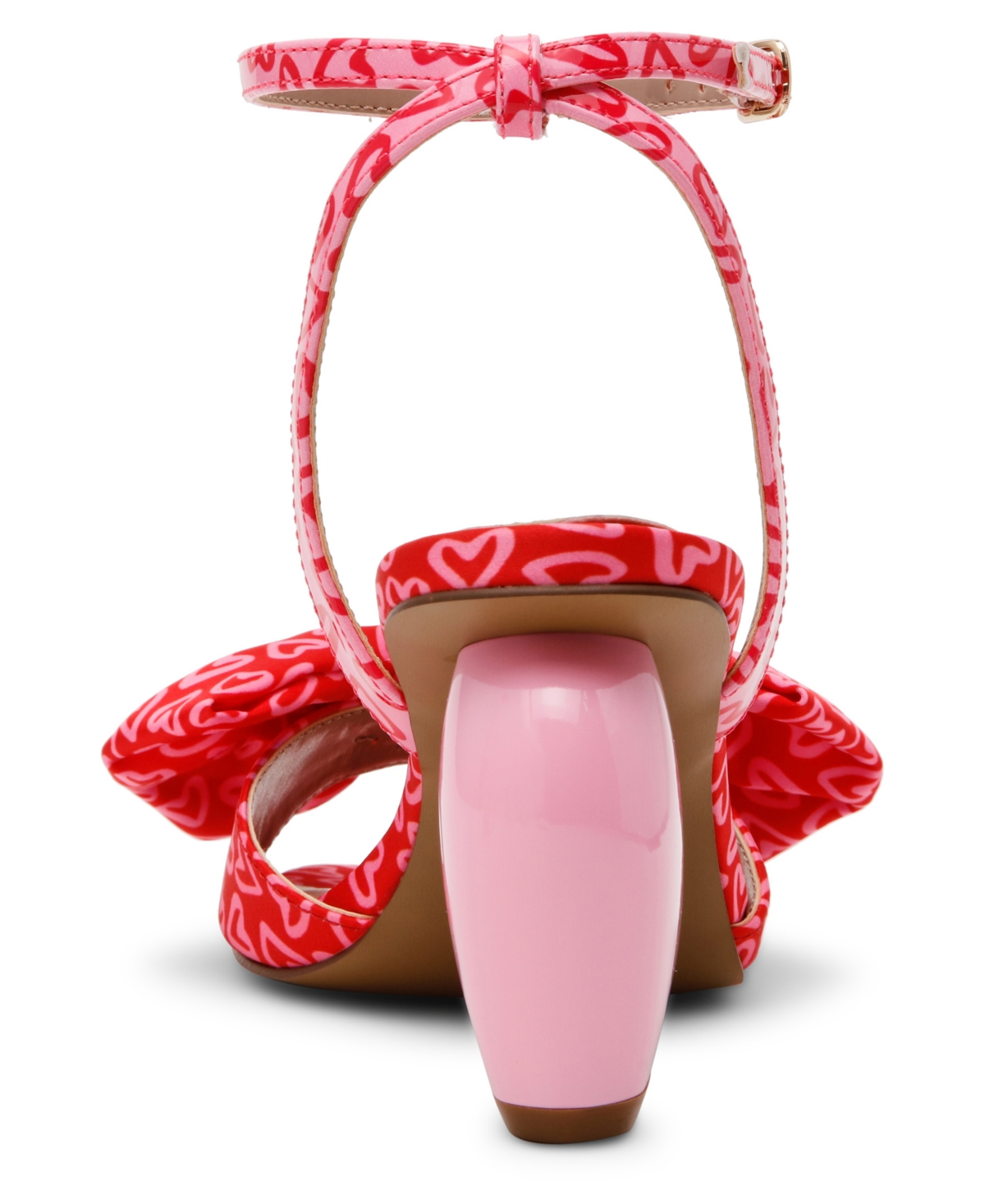 Betsey Johnson Women's Kendal Bow Novelty Heart-Heel Dress Sandals