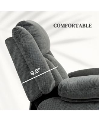 Single Piece Fabric  Power Lift Recliner Chair with Massage and Heat for Elderly
