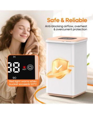 20L Electric Towel Warmer Bucket with LED Display, Rapid Heating, Timer & Dual Heat Modes, Safe Auto Shut-Off