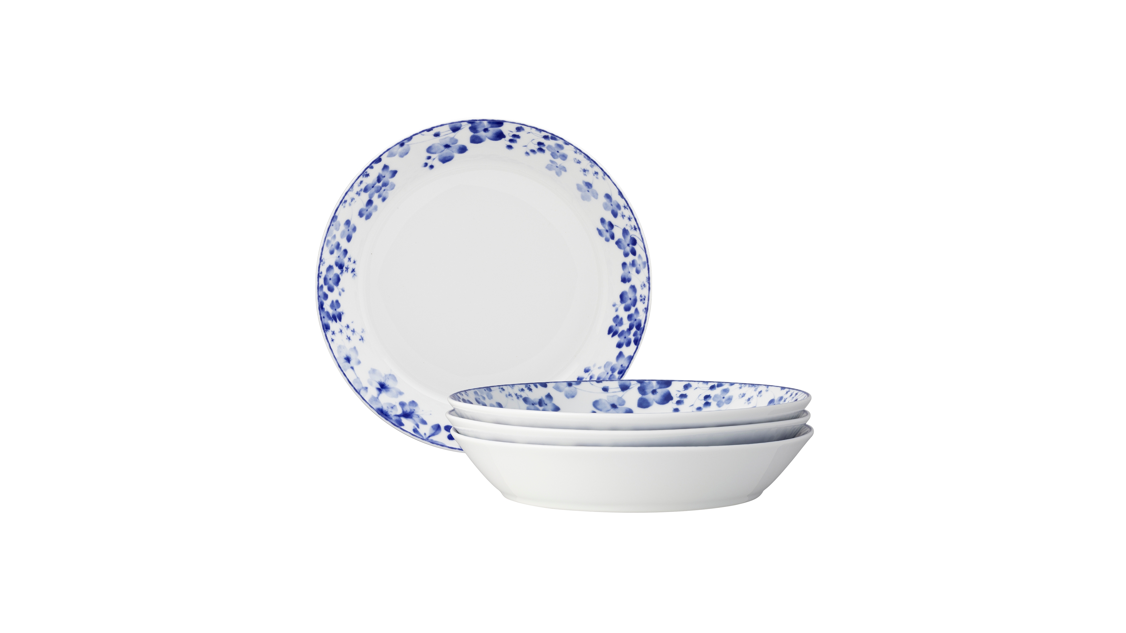 Noritake Bloomington Road Coupe Dinner Bowls, Set of 4, Service For 4