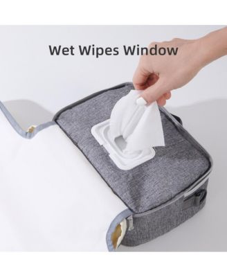 Portable Diaper Bag with Changing Pad, Waterproof Travel Baby Bag