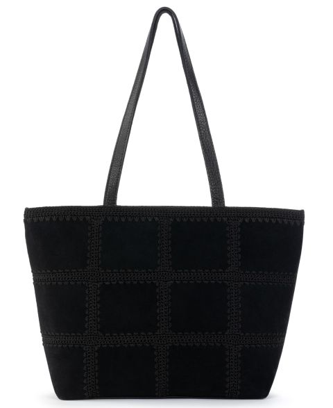 Женская сумка The Sak Melrose Zipper, цвет: Чёрный замшевый