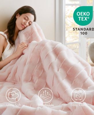 Vivienne Faux Fur Throw, 50" x 60"