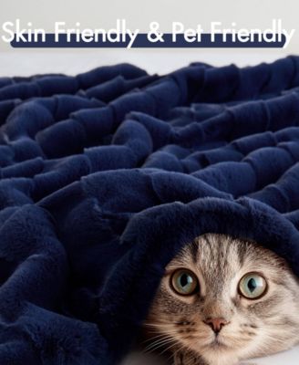 Vivienne Faux Fur Throw, 50" x 60"