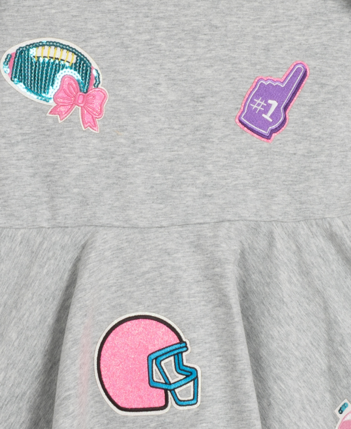 Rare Editions Girls 4T-6X Sequin Skater Dress with Handbag