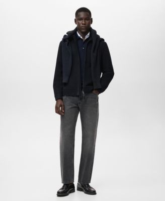 Men's Wool-Blend Pocket Jacket