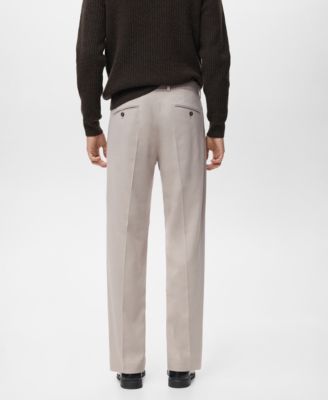 Men's Regular-Fit Pleated Pants