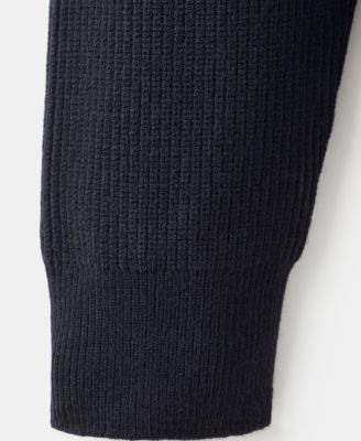 Men's Ribbed Wool-Blend Sweater